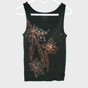 Faded Glory Embellished Tank Top